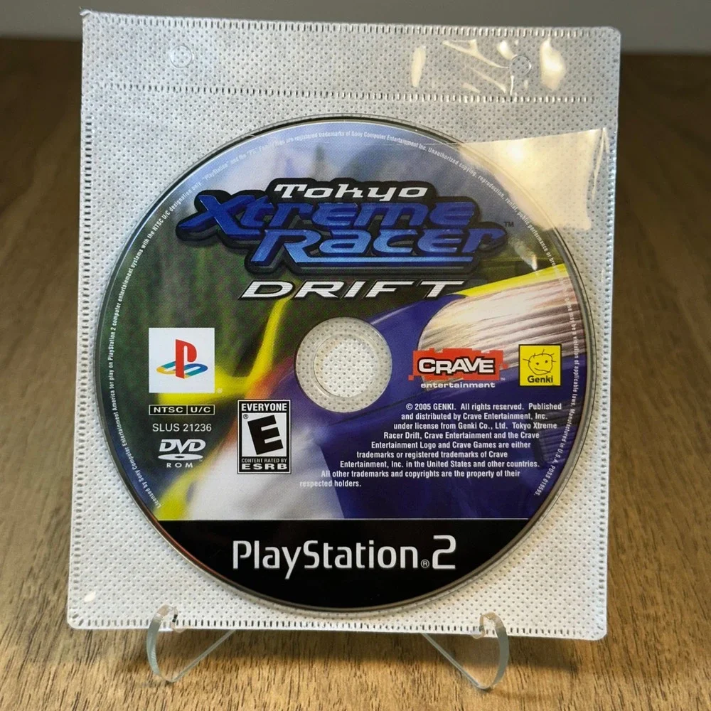 Crave Tokyo Xtreme Racer Drift PS2 Everyone Silver Good Disc Only SLUS 21236
